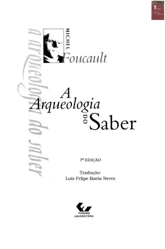 Capa de Arqueologia do saber