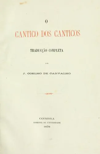 Capa de Cântico dos Cânticos
