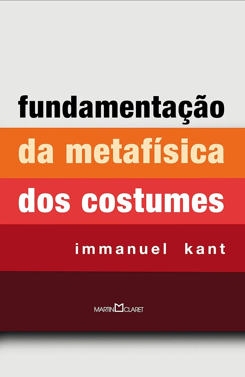 Capa de Fundamentos da Metafísica dos Costumes