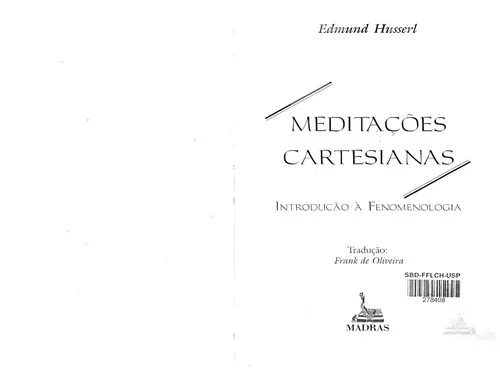 Capa de Meditações Cartesianas