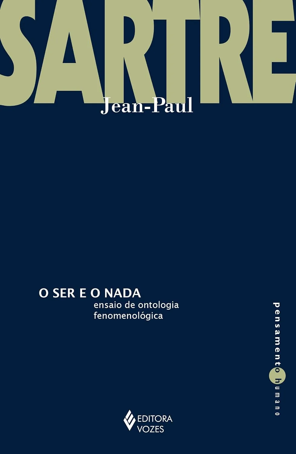 Capa de O Ser e o Nada
