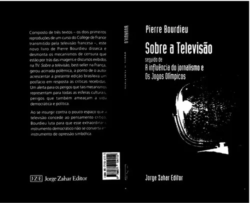 Capa de Sobre a televisão